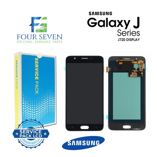 J720 Lcd Black