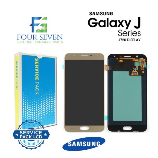J720 Lcd Gold